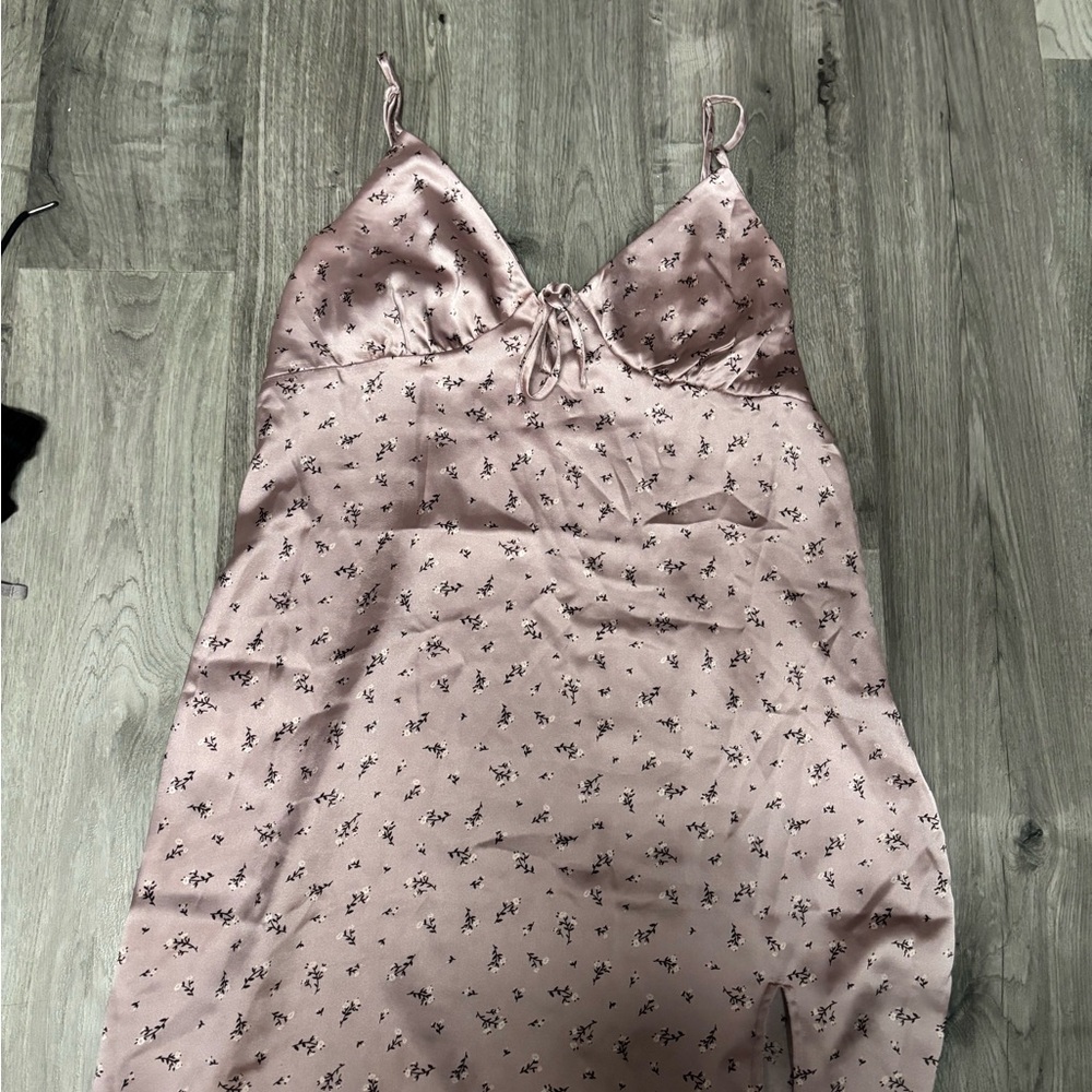 Garage Pink Floral Mini Dress